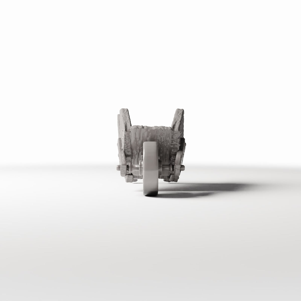 Productfoto diorama en modelbouw 2: Diorama-opslagaccessoires: rustieke houten handkar (Ref. 1495D)