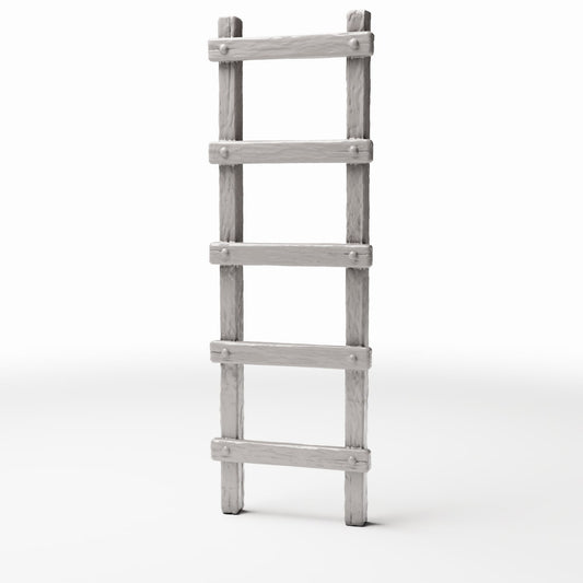 Productfoto diorama en modelbouw 0: Dioramawerkplaats: rustieke miniatuurladder (Ref. 1497D)