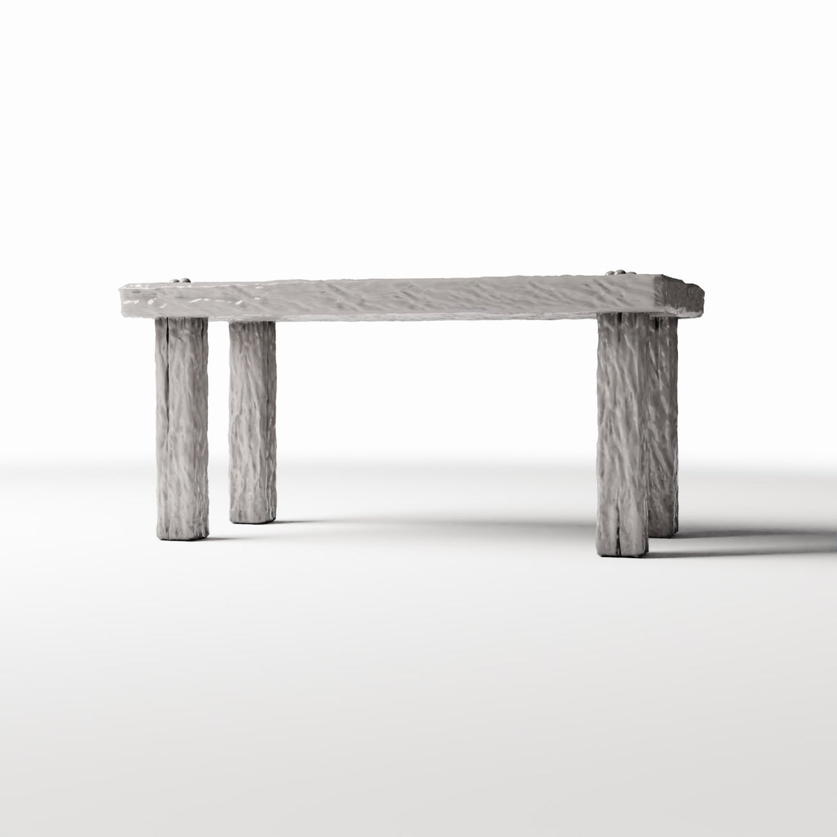Productfoto diorama en modelbouw 0: Dioramakeuken: rustieke houten tafel voor de miniatuurkeuken (Ref. 1502D)