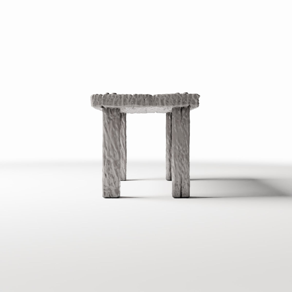 Productfoto diorama en modelbouw 2: Dioramakeuken: rustieke houten tafel voor de miniatuurkeuken (Ref. 1502D)