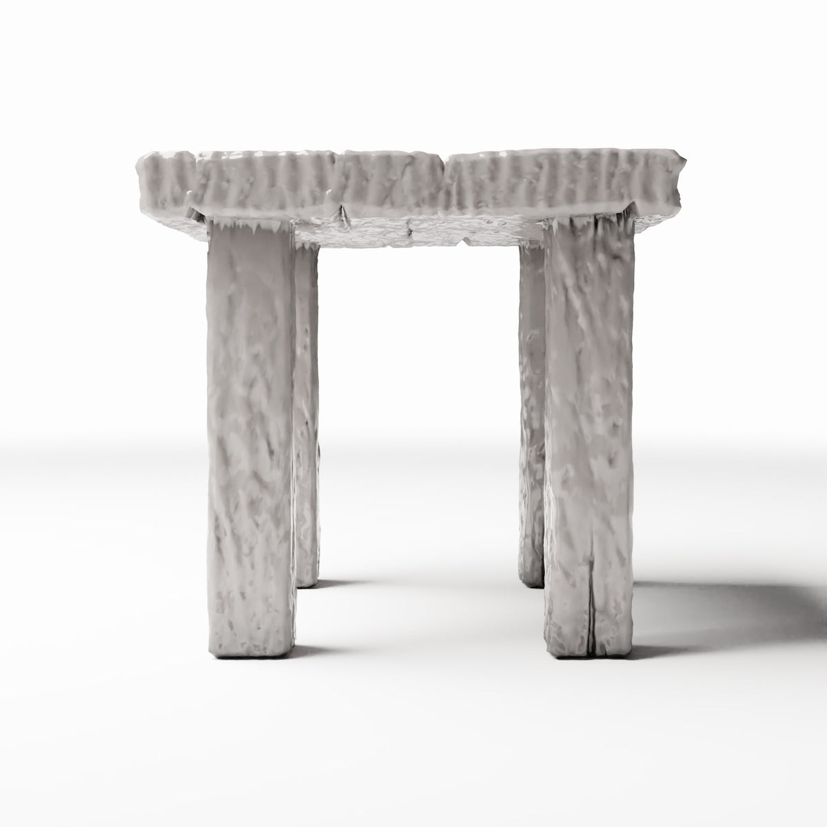 Productfoto diorama en modelbouw 2: Dioramakeuken: rustieke houten tafel voor de miniatuurkeuken (Ref. 1503D)