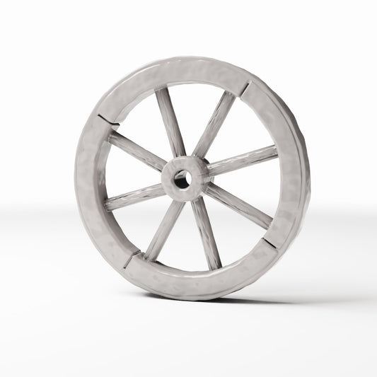Productfoto diorama en modelbouw 0: Dioramawerkplaats: houten wagenwiel (Ref. 1508D)