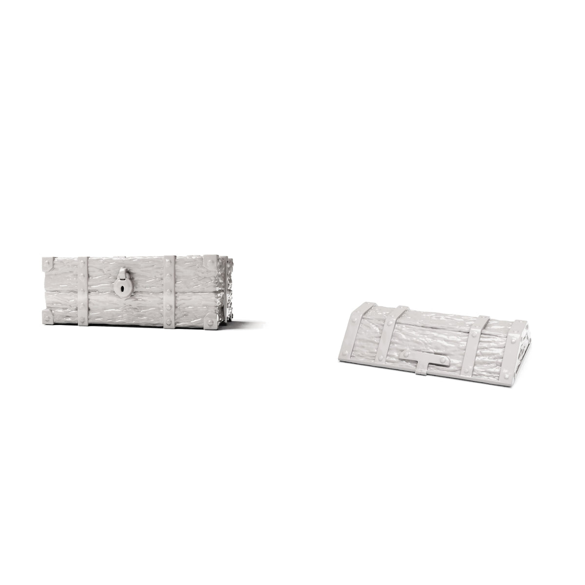 Productfoto diorama en modelbouw 0: Diorama-opslagaccessoire: geopende schatkist, middelgroot (Ref. 1522D)