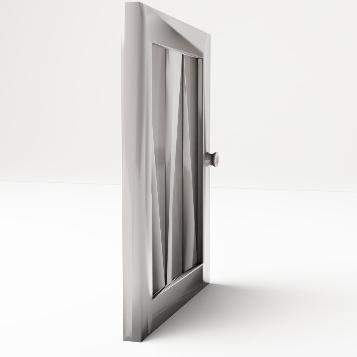 MyPortal 157 0: Dioramameubilair: Hoge keukenkastdeur met knop (Ref. 157D)