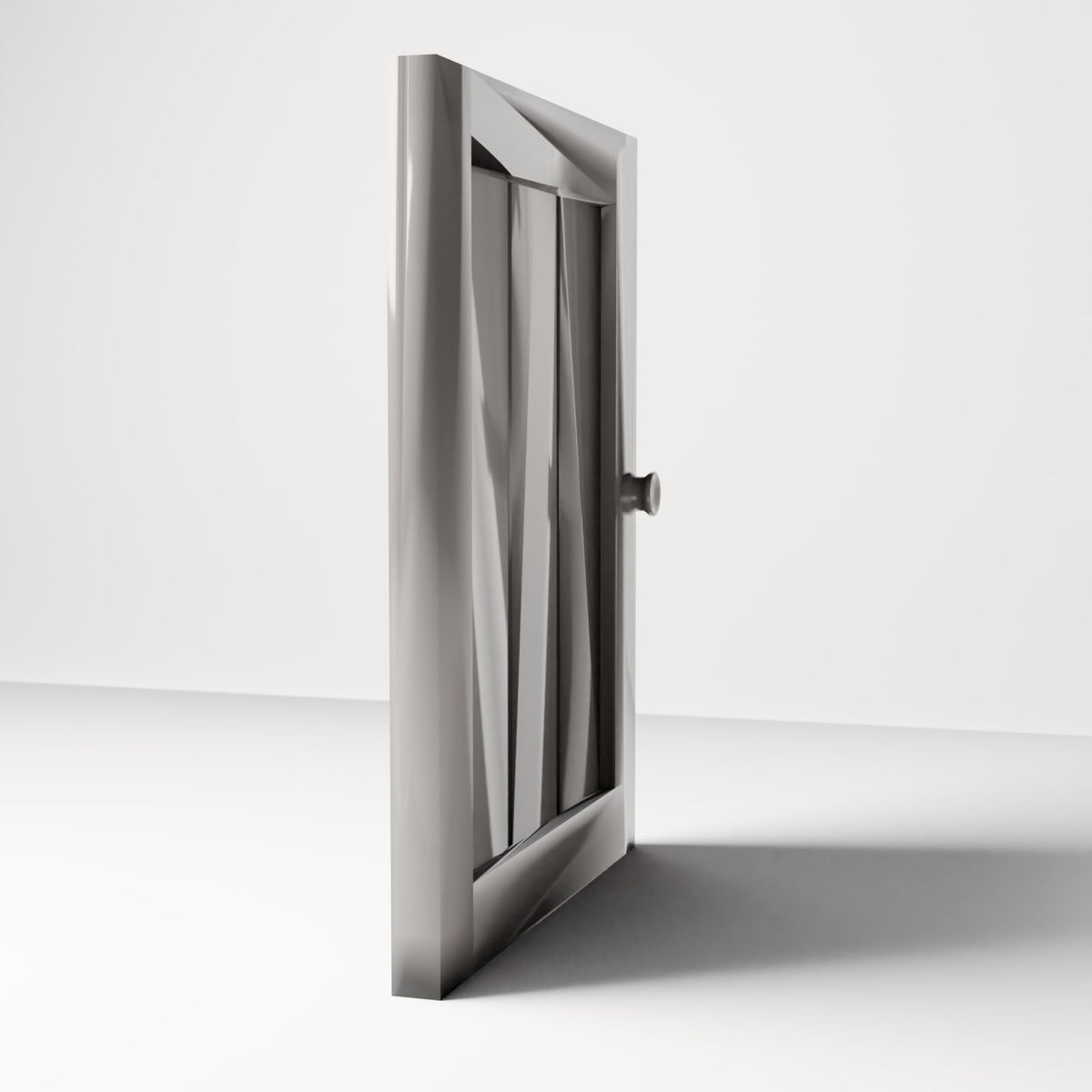 MyPortal 158 0: Dioramameubels: hoge kastdeur met knop (Ref. 158D)