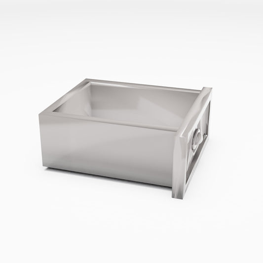Productfoto diorama en modelbouw 0: Dioramameubels: Hoge keukenkast-uittrek met lade (Ref. 161D)