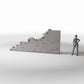 Productfoto diorama en modelbouw 1: Dioramagebouw: beschadigde bakstenen muur als bouwdetail (Ref. 1627D)