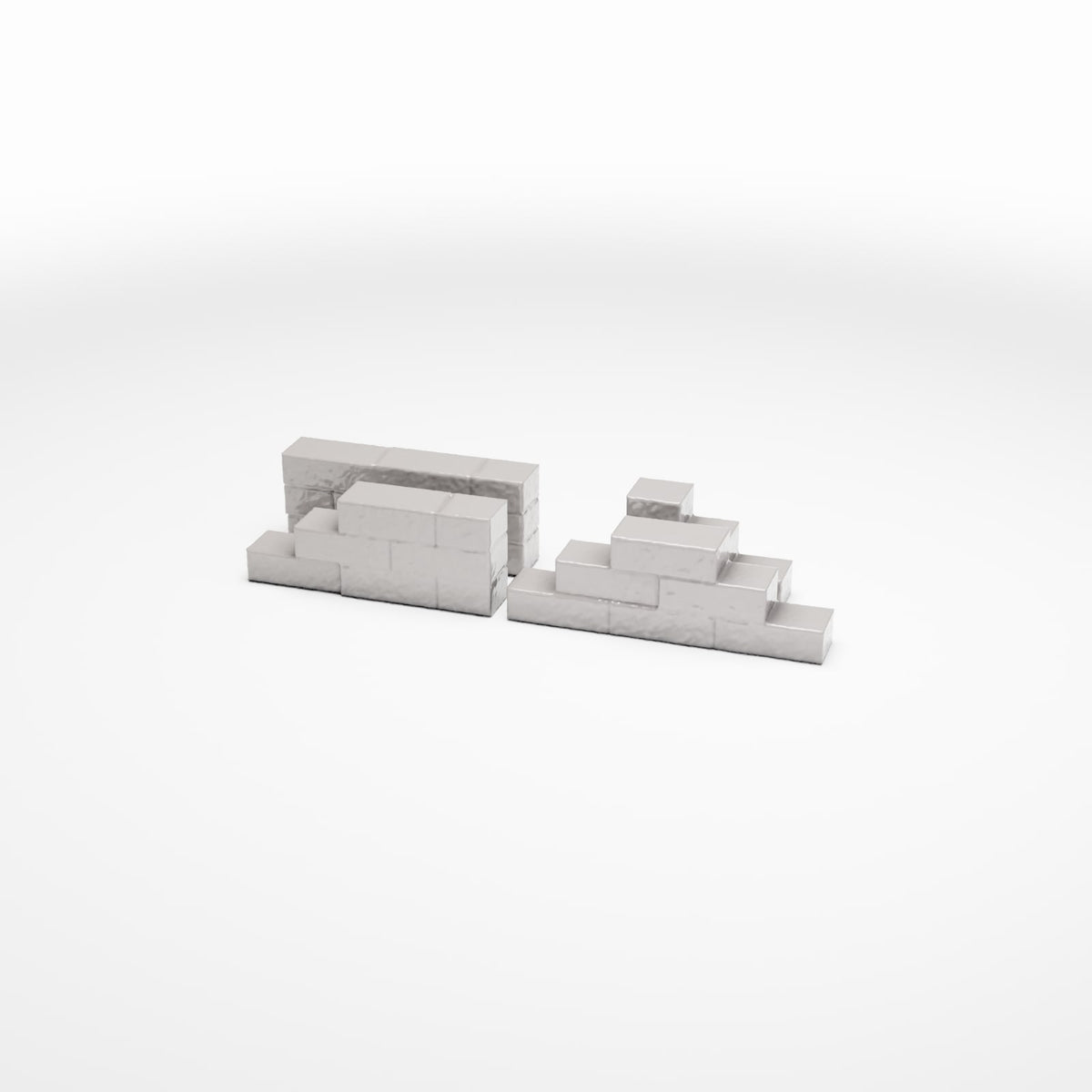 Diorama Modellbau Produktfoto 0: Diorama Bauelemente: Mauersegmente für Feldlager (Ref. 1636D)