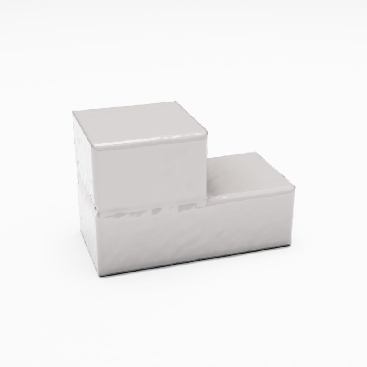 Productfoto diorama en modelbouw 3: Dioramagebouwdetail: getrapt muurdeel (Ref. 1639D)