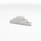 Productfoto diorama en modelbouw 0: Diorama-bouwelementen: klein beschadigd veldmuurtje (Ref. 1644D)