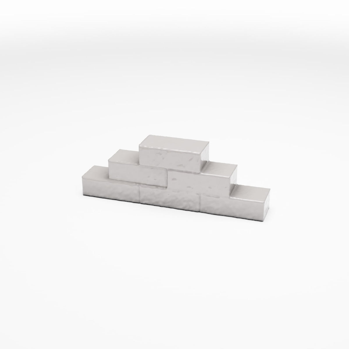Productfoto diorama en modelbouw 0: Diorama-bouwelementen: klein beschadigd veldmuurtje (Ref. 1644D)