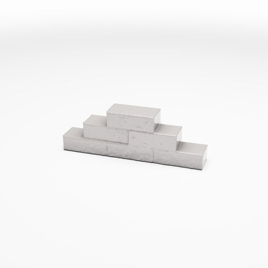 Productfoto diorama en modelbouw 0: Diorama-bouwelementen: klein beschadigd veldmuurtje (Ref. 1644D)