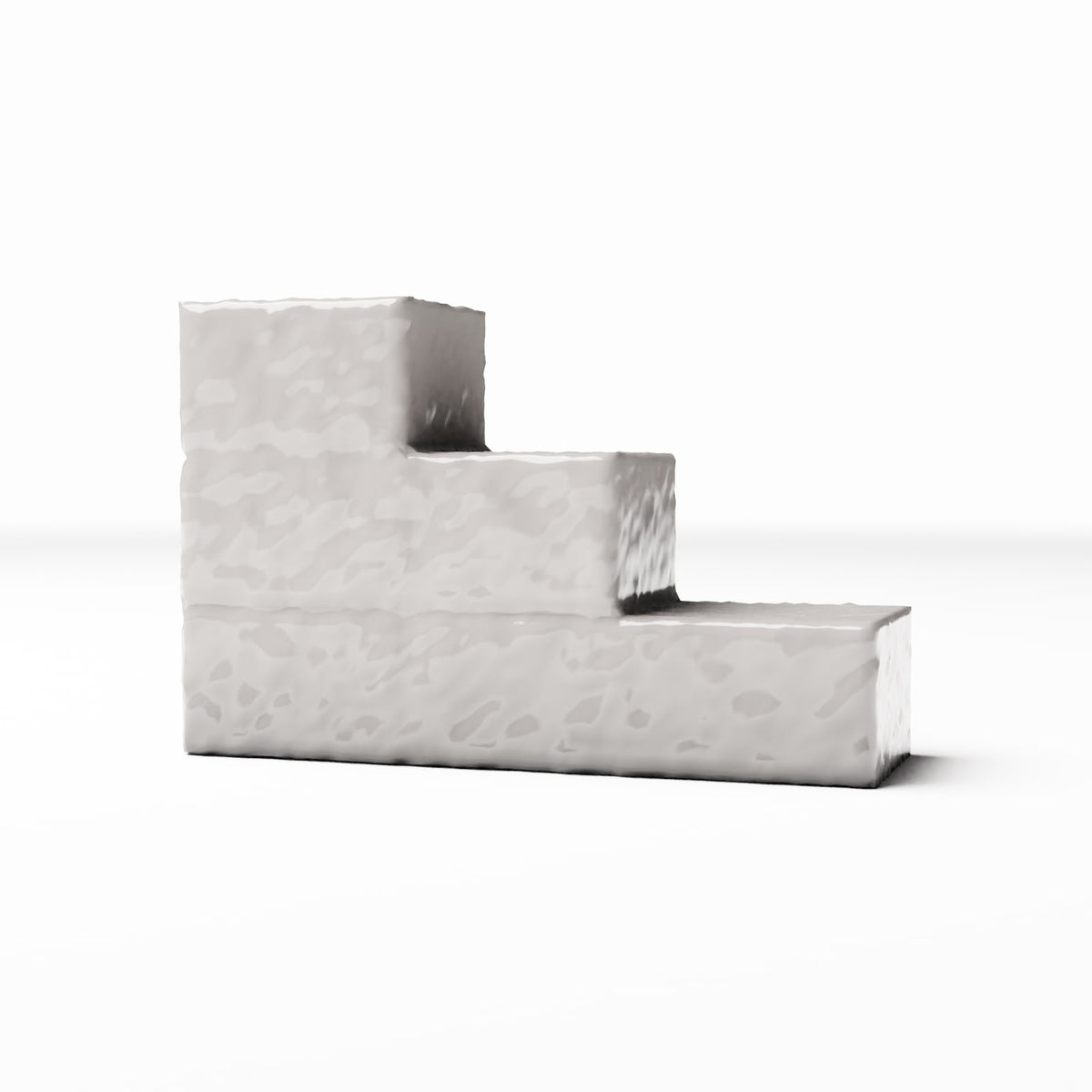 Productfoto diorama en modelbouw 0: Diorama-architectuur: getrapt bakstenen muursegment als bouwdetail (Ref. 1645D)