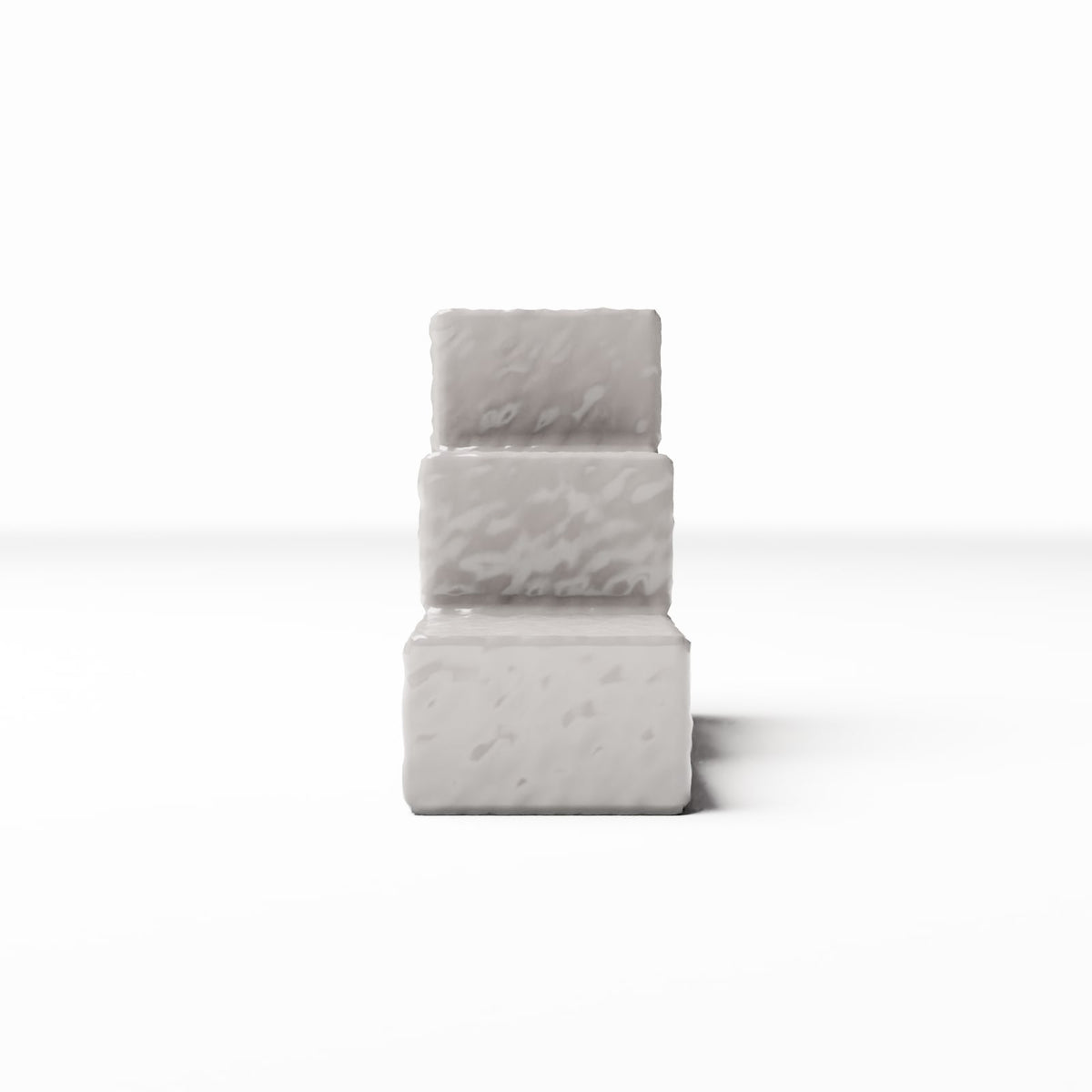 Productfoto diorama en modelbouw 2: Diorama-architectuur: getrapt bakstenen muursegment als bouwdetail (Ref. 1645D)