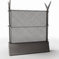 Productfoto diorama en modelbouw 3: Militair diorama: dubbele veiligheidsomheining met betonnen voet (Ref. 1685D)