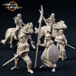 Productfoto Tabletop 28mm The Printing Goes Ever On (TPGEO) 0: Halfling Strijdgroep: Dappere Krijgers - Voetgroep en Ruiter