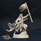 Produktfoto Tabletop 28mm The Printing Goes Ever On (TPGEO)  0: Anführer der Waldläufer: Ranger mit Standarte und Schwert