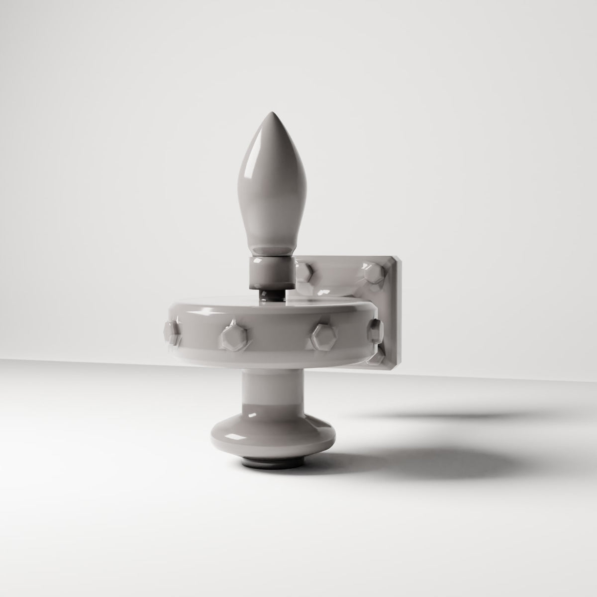 MyPortal 175 0: Diorama-scènedetails: afgeronde buitenwandlamp (Ref. 175D)