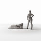 Diorama Modellbau Produktfoto 1: Diorama Militär: Sandsack-Verteidigungsstellung (Ref. 1785D)