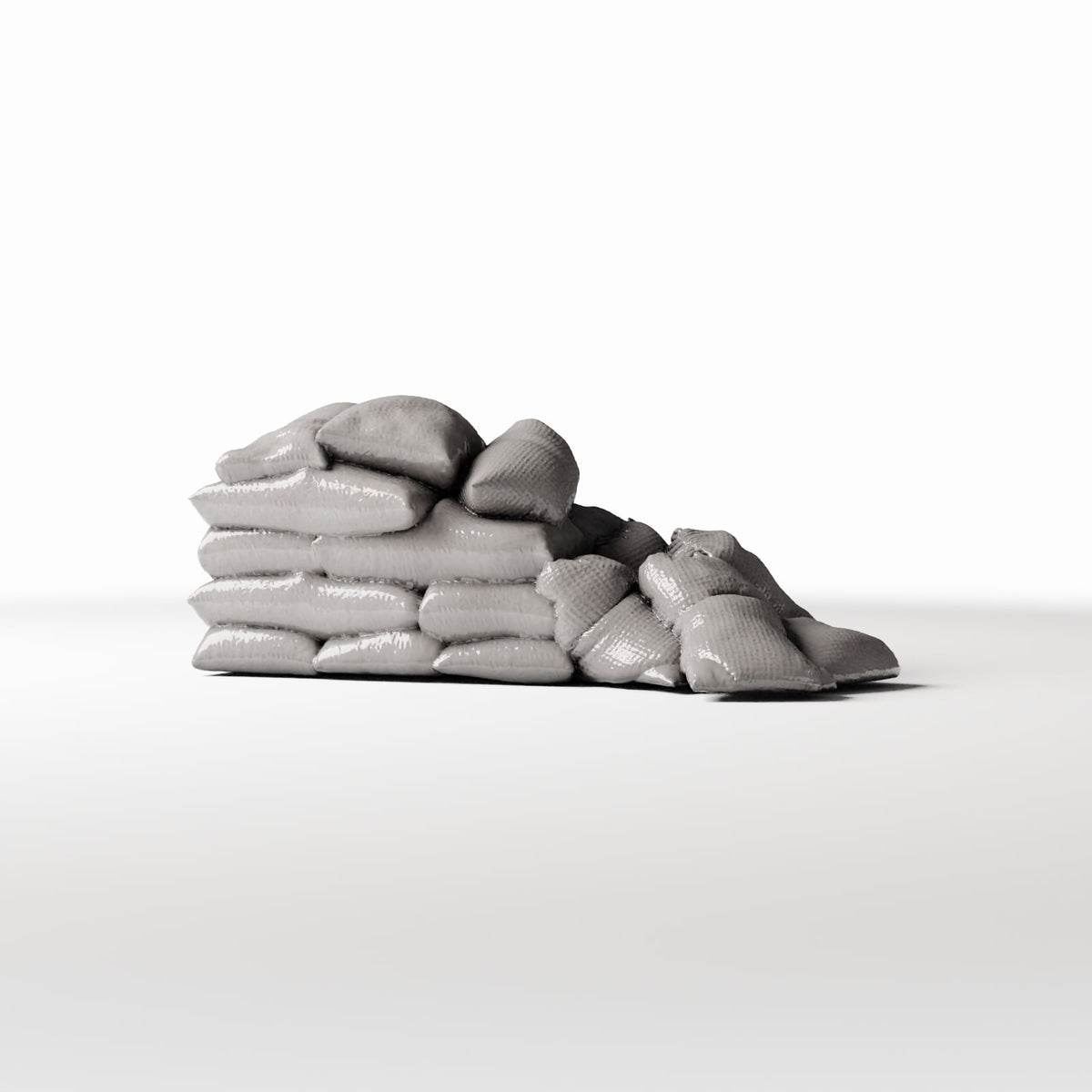 Diorama Modellbau Produktfoto 0: Diorama Militär: Sandsack-Schutzwall für Verteidigungsstellung (Ref. 1787D)