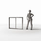 Productfoto diorama en modelbouw 1: Dioramagebouw: Raamkozijn voor militaire veldschuilplaats (Ref. 1811D)