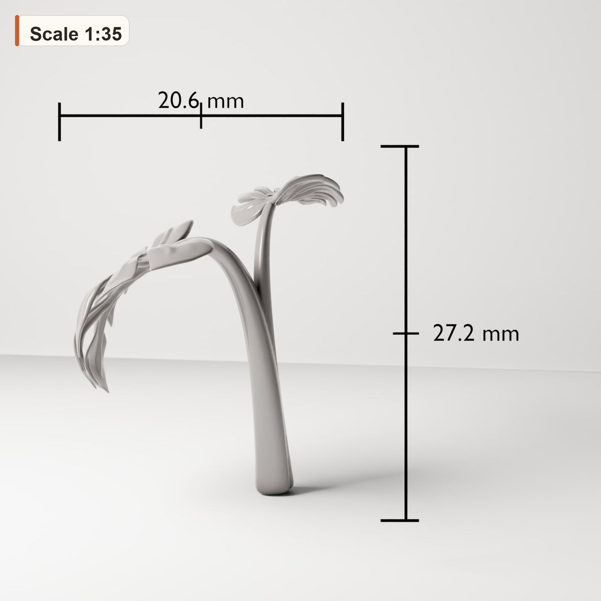 MyPortal 182 1: Diorama Pflanzen: Monstera-Pflanze mit großen Blättern (Ref. 182D)