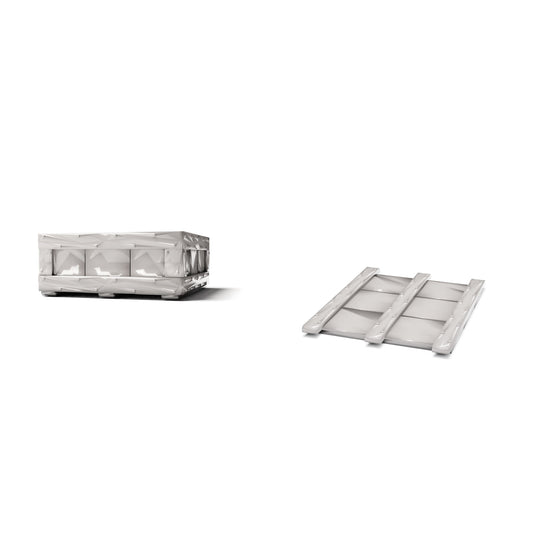 Productfoto diorama en modelbouw 0: Diorama-accessoires: houten kist met deksel (Ref. 1894D)