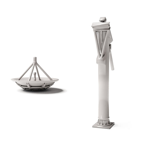 Productfoto diorama en modelbouw 0: Militair diorama: militaire antenne-installatie type A (Ref. 1907D)