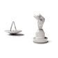 Productfoto diorama en modelbouw 2: Militair diorama: schotelantenne met scharnierende voet – Accessoire voor militair diorama (Ref. 1909D)