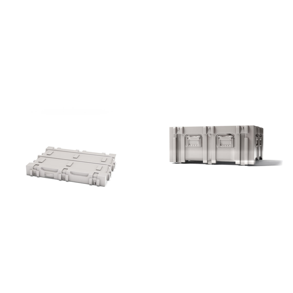 Productfoto diorama en modelbouw 0: Diorama-opslag: miniatuur militaire transportkist (Ref. 1913D)