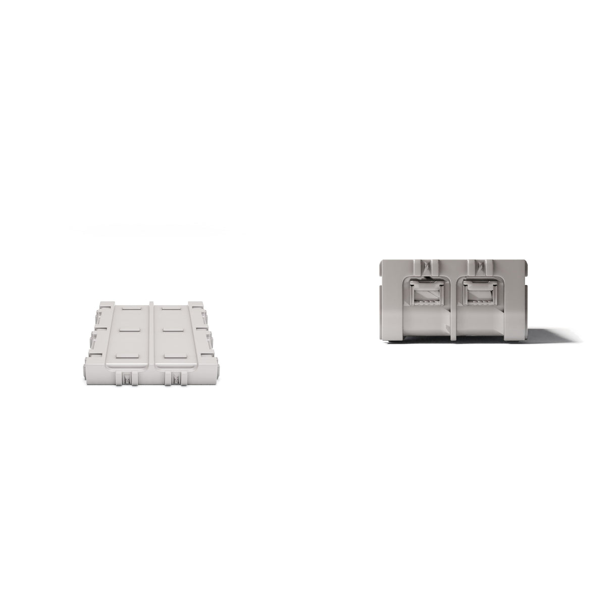 Productfoto diorama en modelbouw 2: Diorama-opslag: miniatuur militaire transportkist (Ref. 1913D)