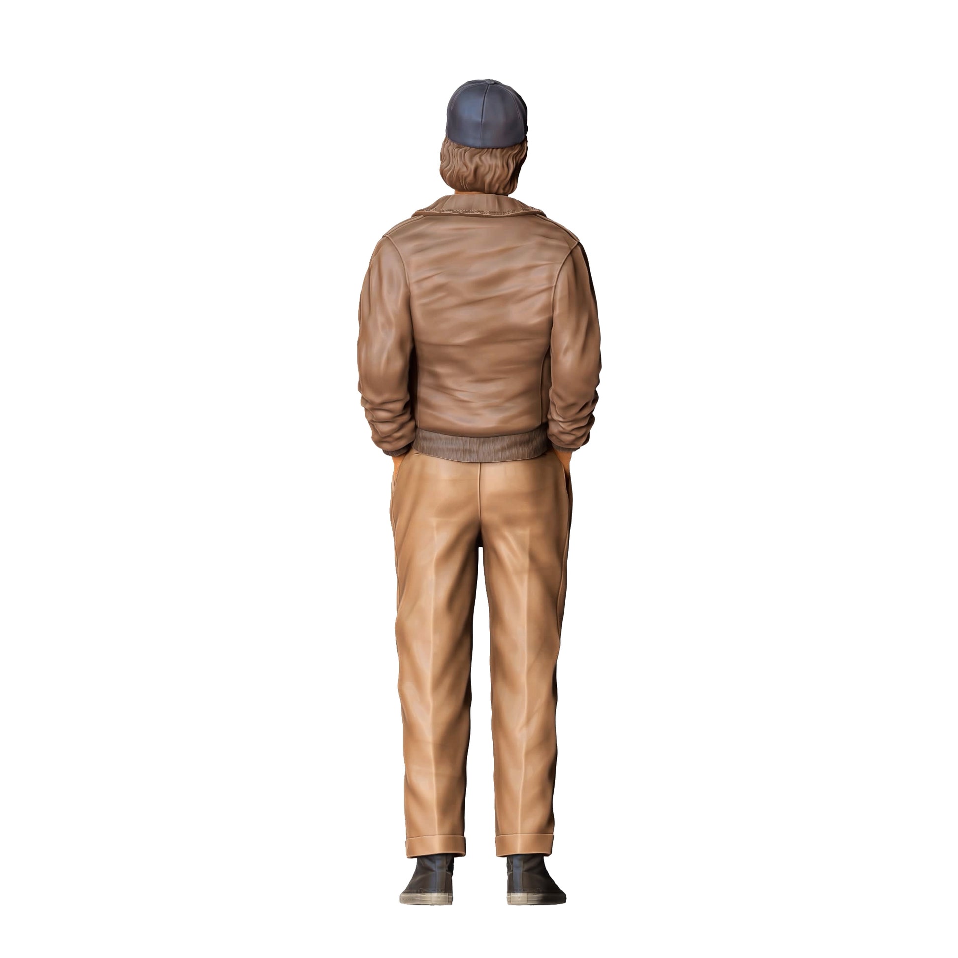 Produktfoto Diorama und Modellbau Miniatur Figur: Alltags Helden: Mann mit Kappe und Lederjacke
