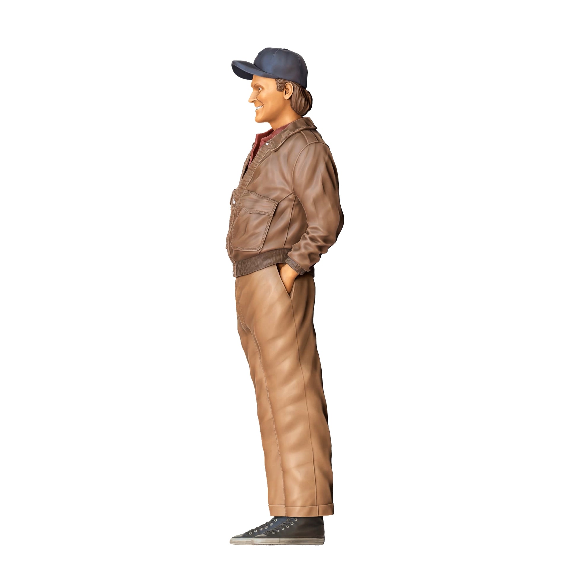 Produktfoto Diorama und Modellbau Miniatur Figur: Alltags Helden: Mann mit Kappe und Lederjacke