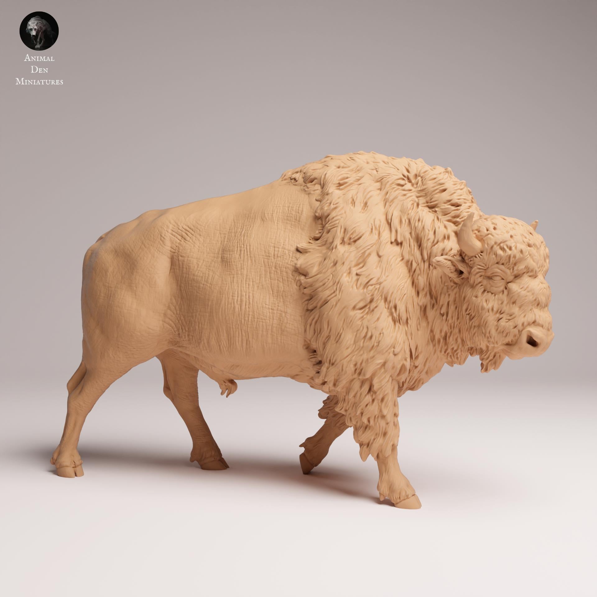 Productfoto Dierfiguur Diorama, Modelbouw: 0: Wilde Dierfiguur: Amerikaanse Bison Stier – Prairie Kolos (Ref 25_09_12)
