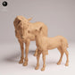 Productfoto Dierfiguur Diorama, Modelbouw: 0: Wilde Dierfiguren: Mustang Merrie en Veulen – Paarden (Ref 25_09_04)