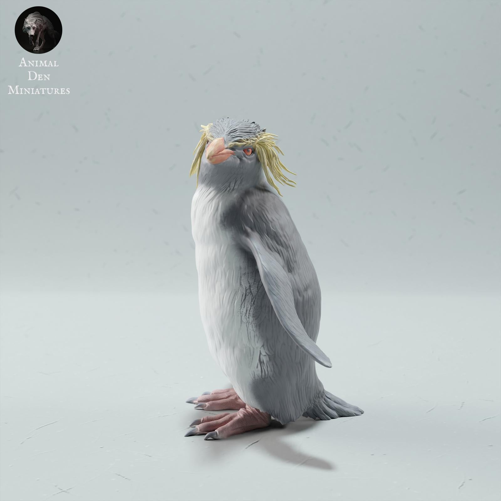 Productfoto Dier Figuur Diorama, Modelbouw: 0: Zeedier Figuur: Rots-pinguïn – Rockhopper (Ref 01_01_64)