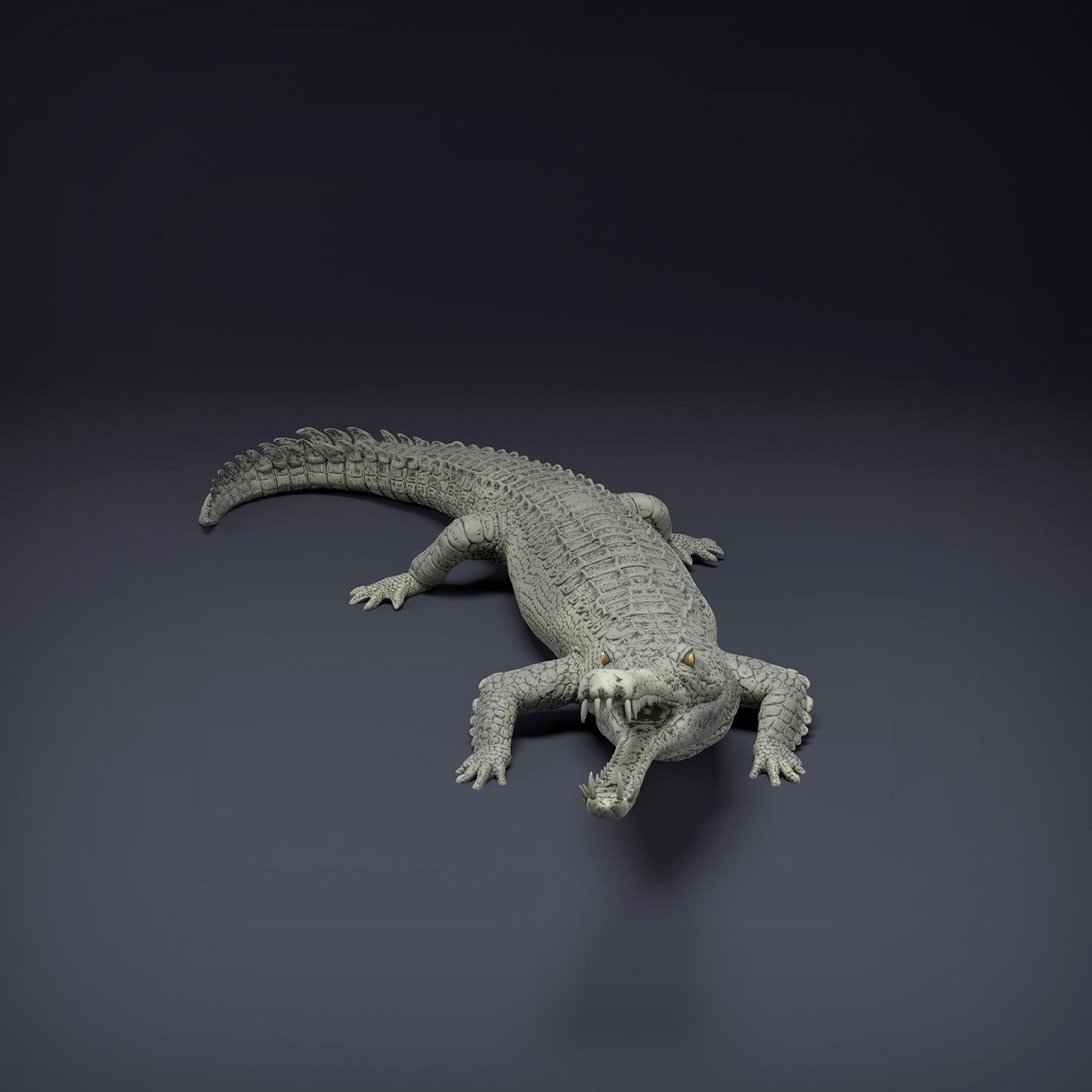 Productfoto Dier Figuur Diorama, Modelbouw: 0: Jungle Dier Figuur: Gangesgavial – Gharial (Ref 01_01_80)