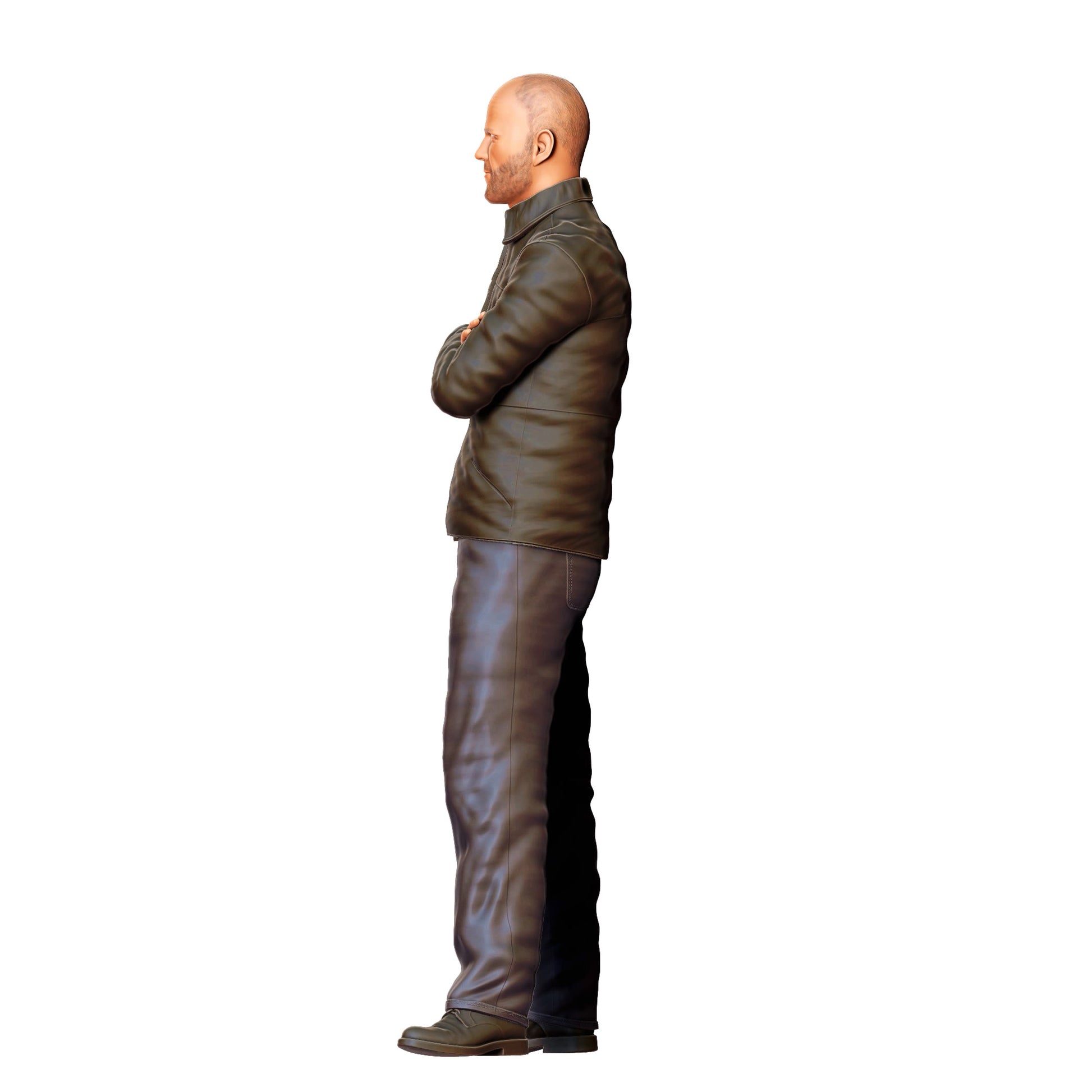 3DP Miniatures 4: Stehende Figur: Mann mit verschränkten Armen (Ref. Nr. 473)