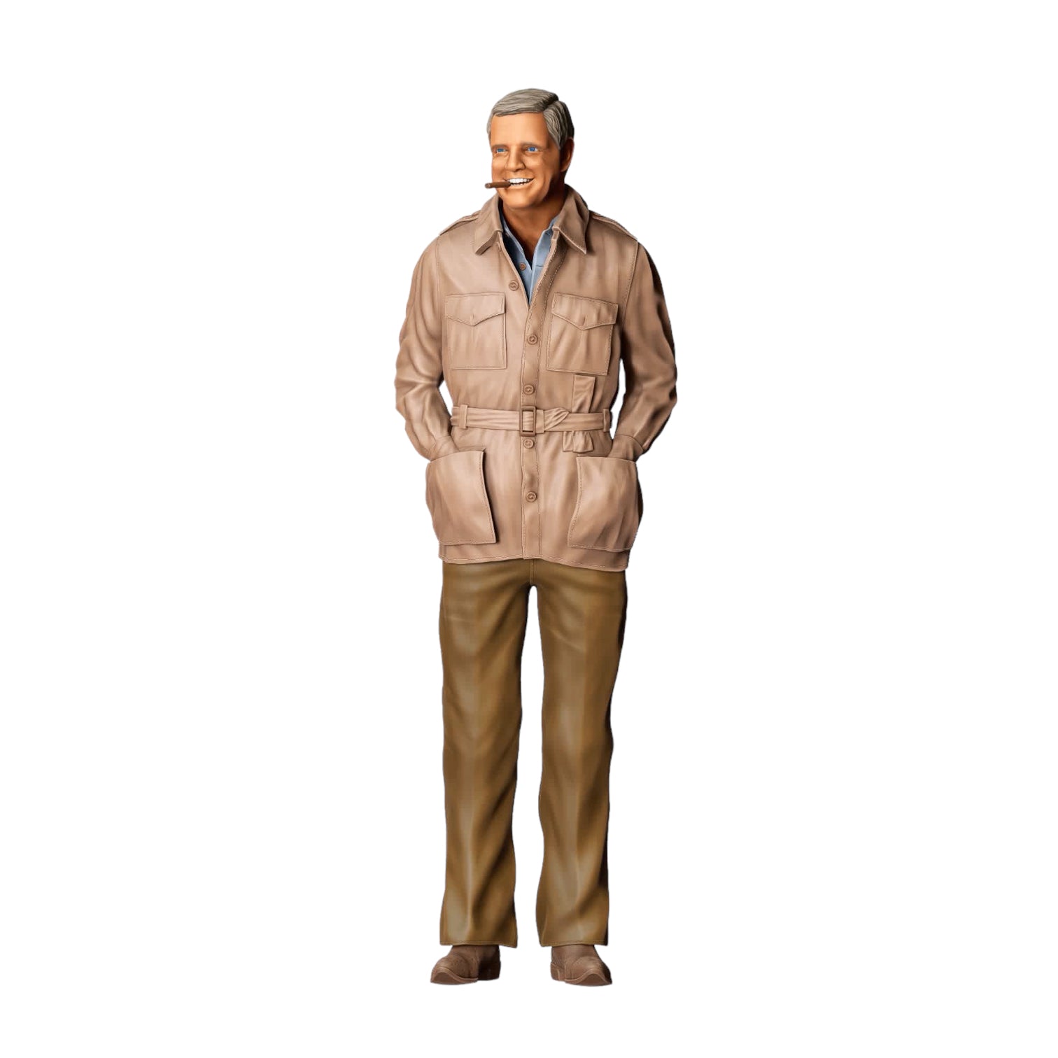 Productfoto Diorama en modelbouw miniatuurfiguur: Alledaagse helden: Man in leren jas