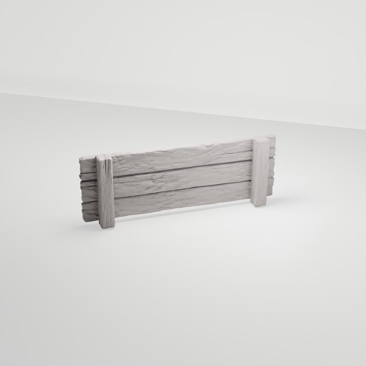 Diorama Modellbau Produktfoto 3: Diorama Gelände: Holzbarriere als Zaunsegment (Ref. 233D)