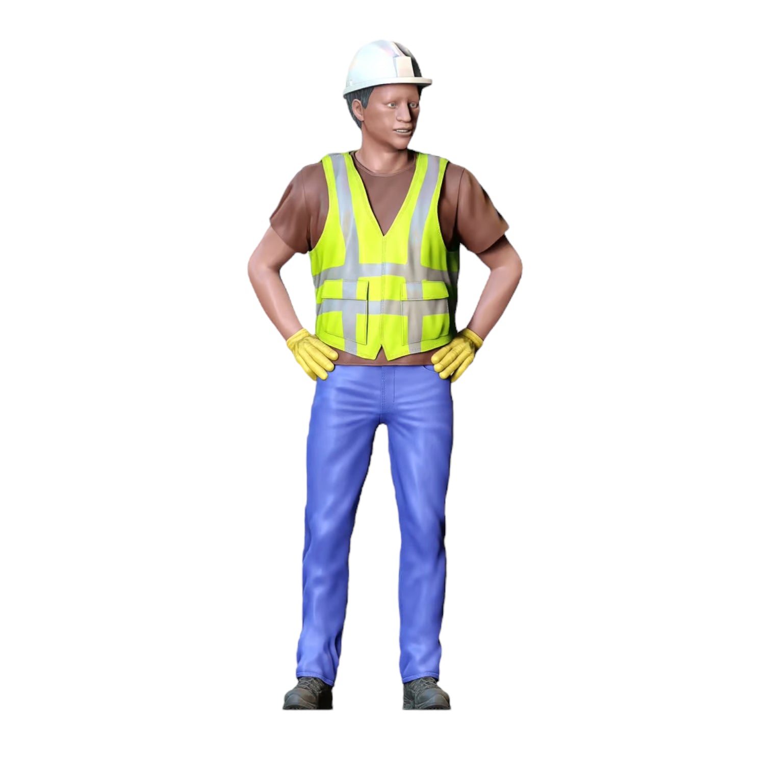 Productfoto 0: Wegenwerker met helm