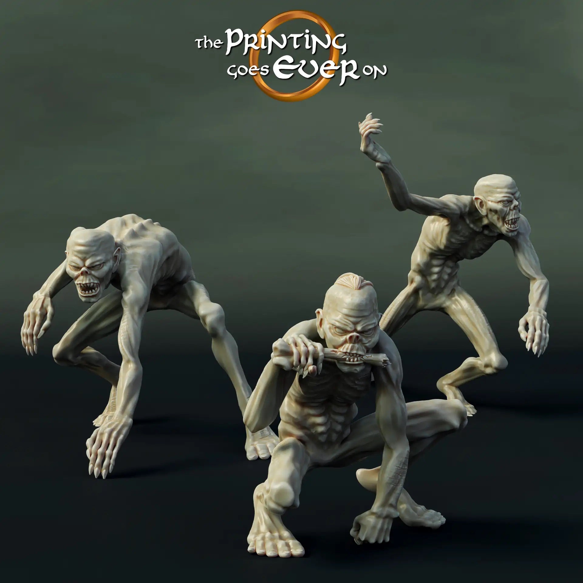 Productfoto Tabletop 28mm The Printing Goes Ever On (TPGEO) 0: Ghoul: Ondode Horde - Kwade Wezens/ Tegenstanders