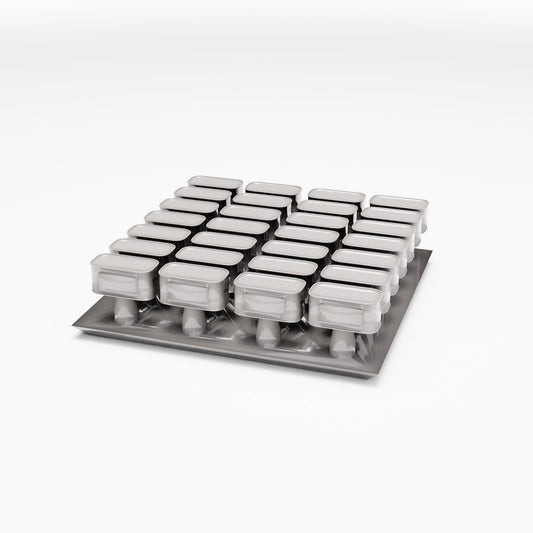 Diorama modelbouw productfoto 0: Diorama-opslag: voorraadjerrycans op een draagplaat (Ref. 269D)