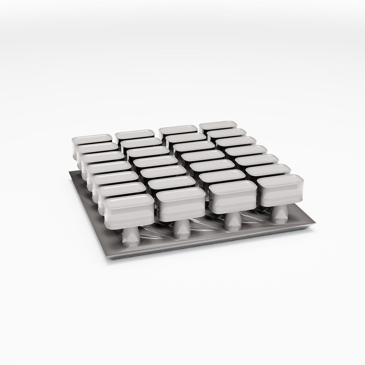 Diorama modelbouw productfoto 3: Diorama-kamp: voorraadjerrycans op draagplaat (Ref. 269D)