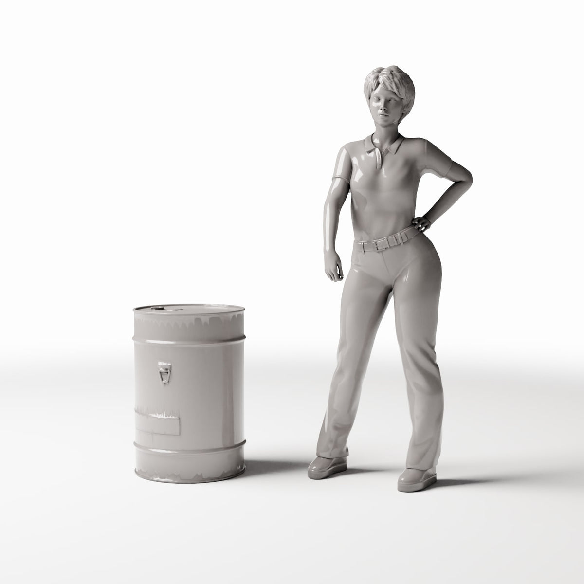 Diorama modelbouw productfoto 1: Diorama-kamp: middelgroot brandstofvat (Ref. 275D)