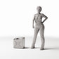 Dioramamodelbouw productfoto 1: Diorama-opstelling: Grote gesloten brandstofjerrycan (Ref. 276D)