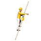 Miniatuurfiguur: Schilder/ Verfijner met kwast en emmer - Vakman op ladder (Nr. 277)