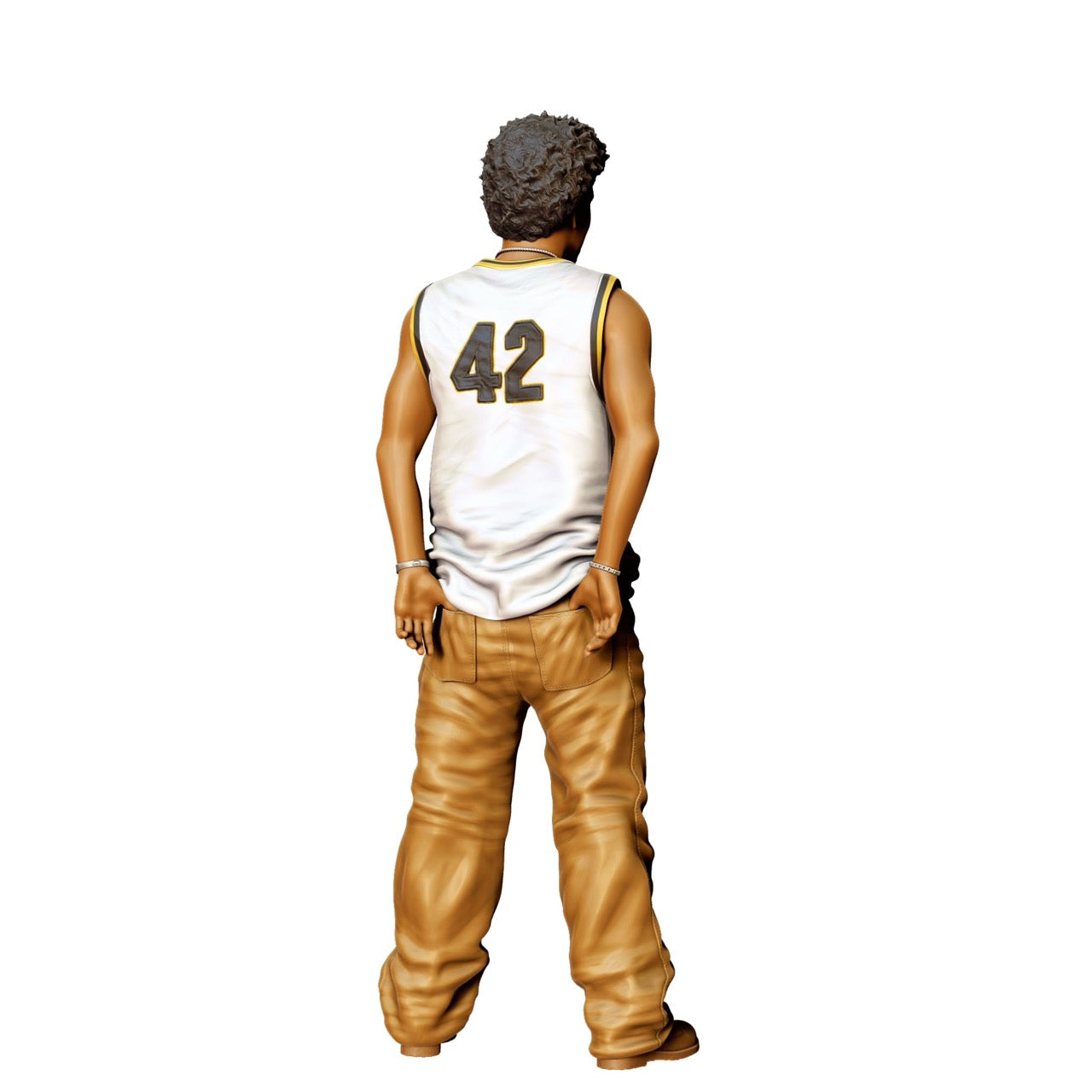 Miniatuurfiguur: Man met Basketbal Outfit (Nr. 279)