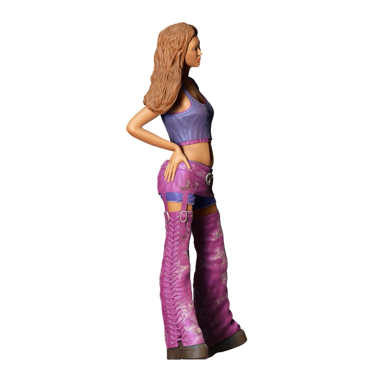 Miniatuurfiguur: Vrouw met top en lange broek (Nr. 280)