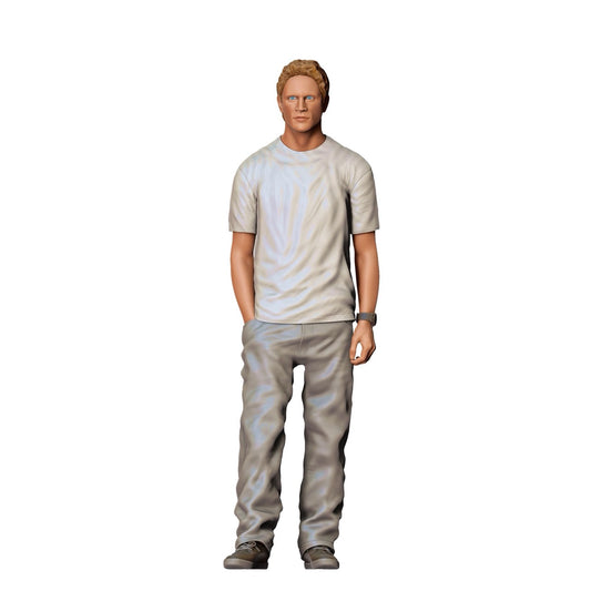 Miniatuurfiguur: Man met shirt en jeans (Nr. 282)
